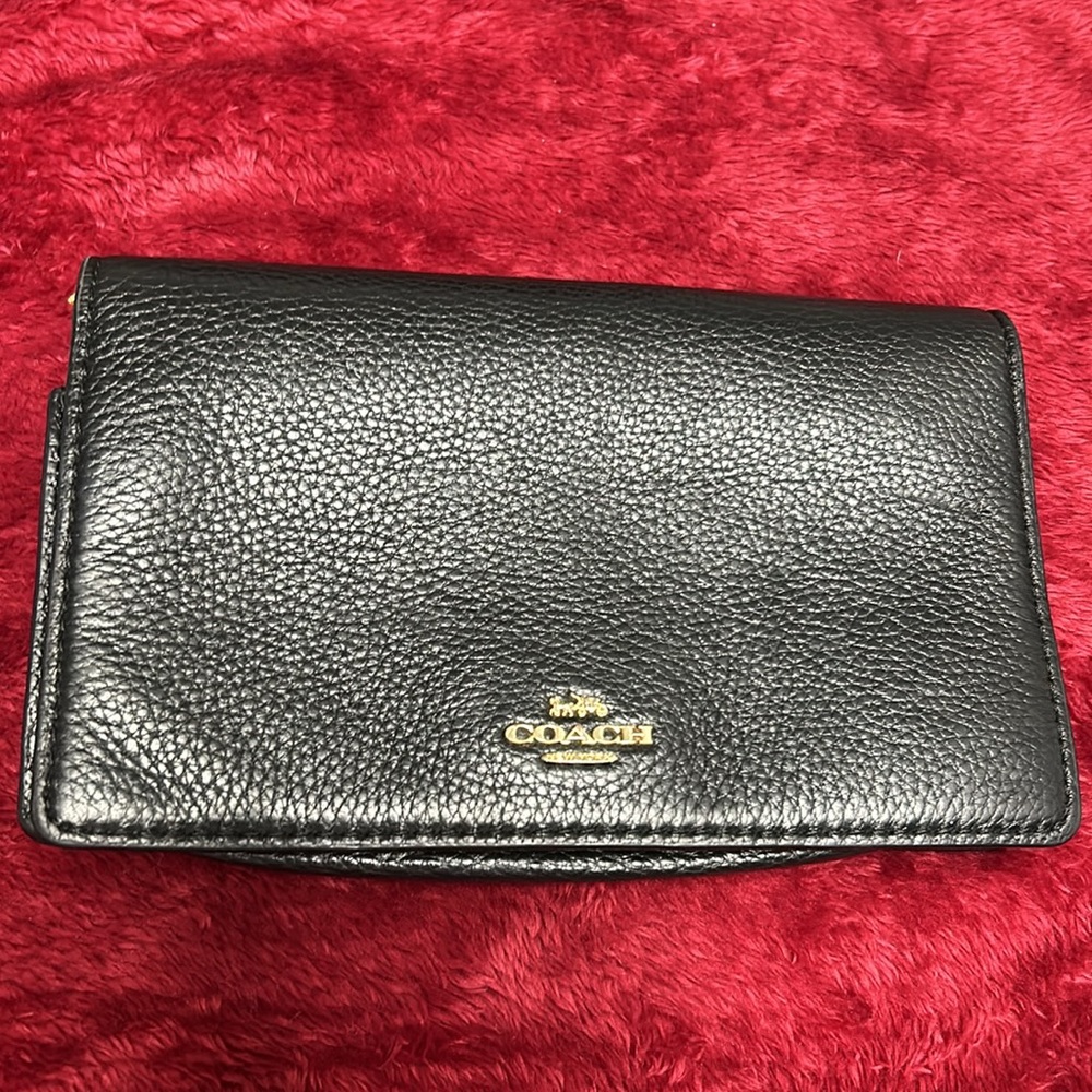 Coach🎁Vintage purse   - Black solid EUC💖💖